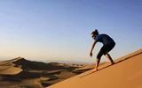 Maranjab desert night and Majnoon tourism complex, Maranjab caravanserai residence